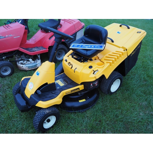 13 - Cub Cadet CC114TA ride on mower. Manual and keys in office