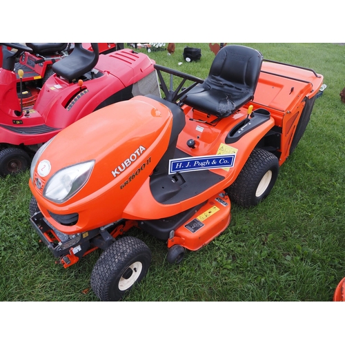 2 - Kubota GR1600 Mk2 ride on garden tractor, non-runner. Key in office