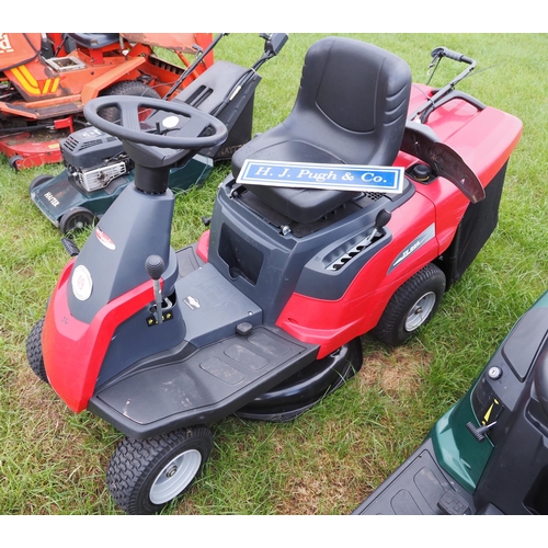 49 - Castel Garden ride on mower. Key and manuals in office