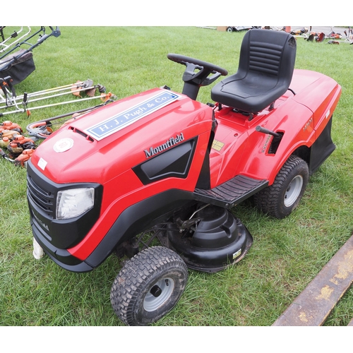 60 - Mountfield ride on mower. Key in office