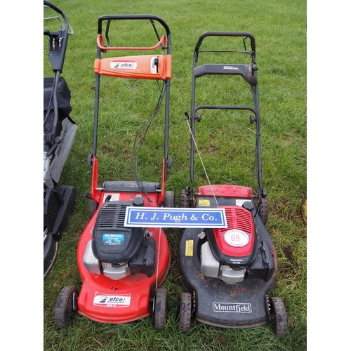 69 - Mountfield and EFCO mowers