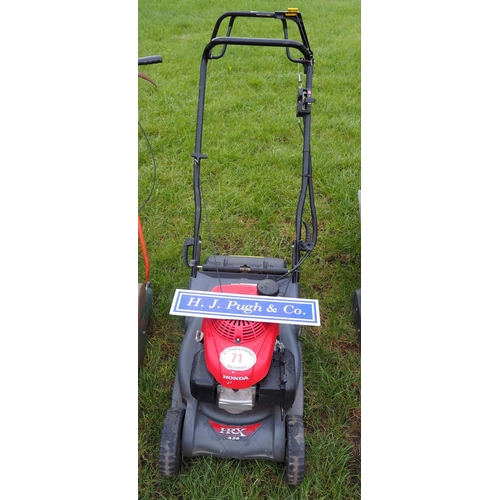 71 - Honda HRX 426 mower