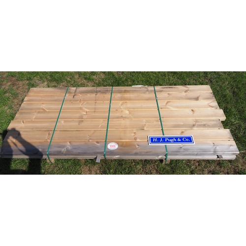 1008 - Softwood boards 2.4m x145x45 - 14