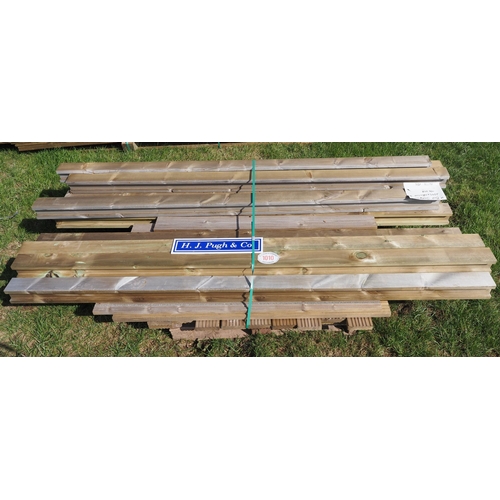 1010 - H Posts 2.3m x100x100 - 16 + decking