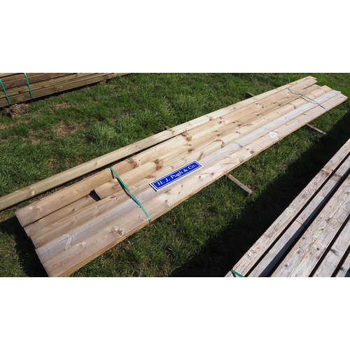 1019 - T&G boards 3.9m x120 - 124