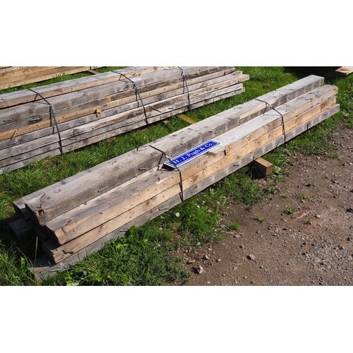 1038 - Reclaimed timbers 3.05m x140x75 - 10