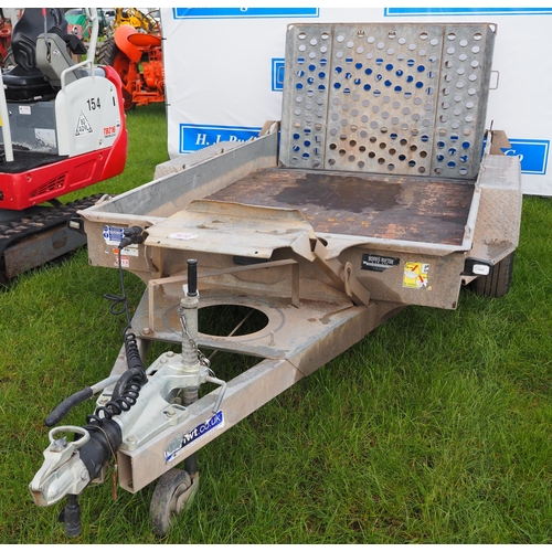 1610 - Ifor Williams GH1054BT plant trailer