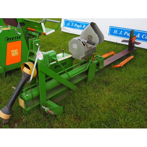 1617 - Ryetec PTO hydraulic horizontal log splitter