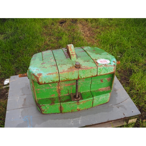 1626 - John Deere counter weight block