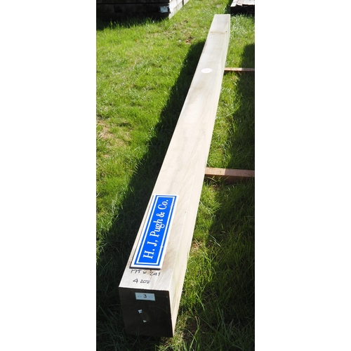 1056 - Oak beam 4.0m x175x240