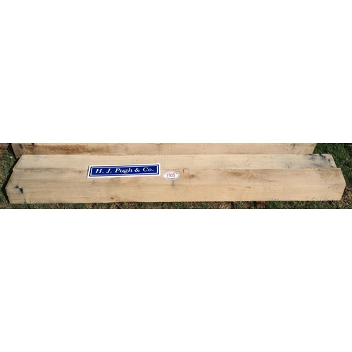 1109 - Oak beams 2.1m x150x150 - 2