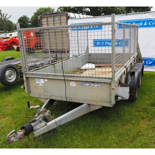 1668 - Ifor Williams GD105 trailer with mesh sides