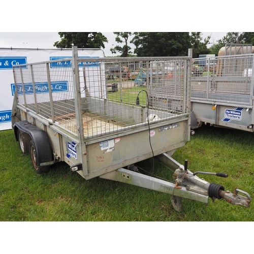 1668 - Ifor Williams GD105 trailer with mesh sides