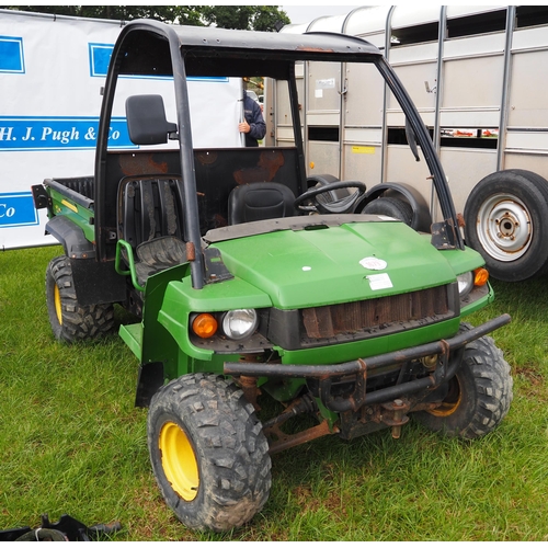 1679 - John Deere HPX 4x4 diesel mule. Runs and drives. Reg. CO58 AEK