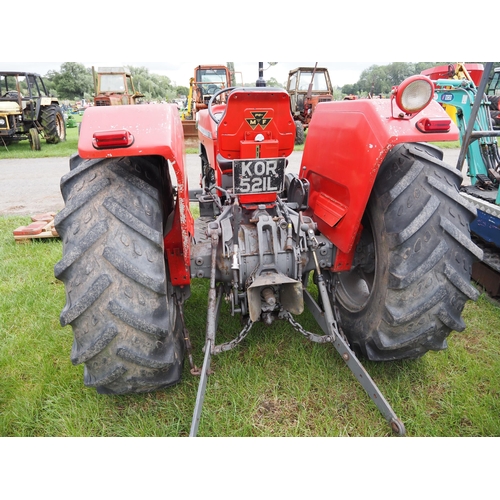 1684 - Massey Ferguson 165 multipower tractor. Reg. KOR 521L. V5 in office