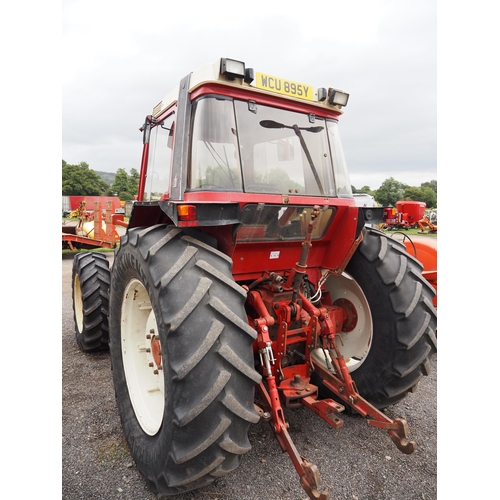 1705 - International 1056 XL 4WD tractor. Runs and drives well, showing 8247 hours, clean original tractor,... 