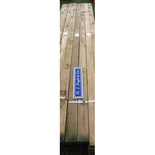 1267 - Sawn timber 12ft x4x1