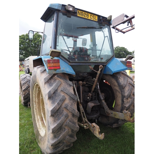 1637 - Ford 8340 Powerstar SLE tractor with front linkage and PTO.  Runs and drives.  Reg. N828 CSL. V5, ma... 