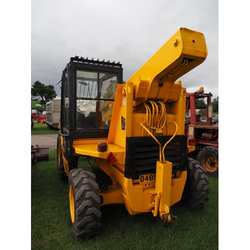 1646 - JCB 525B Loadall with pick up hitch, pallet tines and bag hook. Runs and drives. Reg. D489 CBC. No d... 