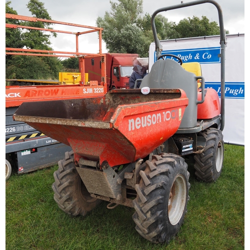 1656 - Neuson 100L high tip dumper