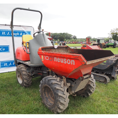 1656 - Neuson 100L high tip dumper