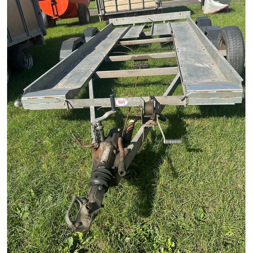 1669 - Bank Farm trailers car transporter