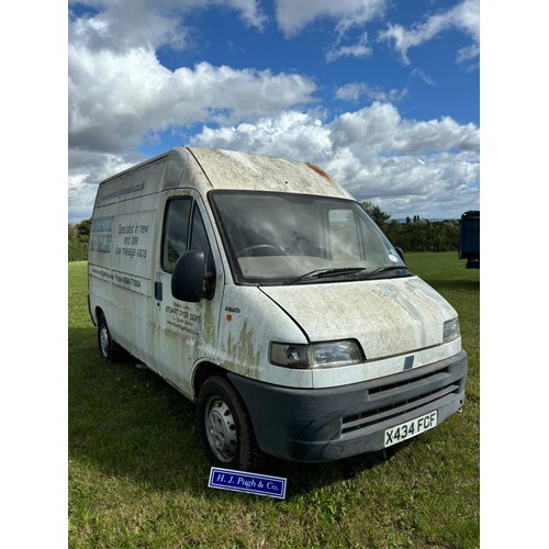 61 - Fiat 28ID TD van. Reg X434 FCF