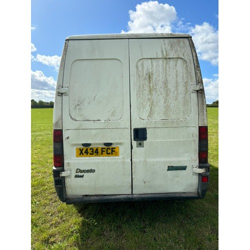 61 - Fiat 28ID TD van. Reg X434 FCF