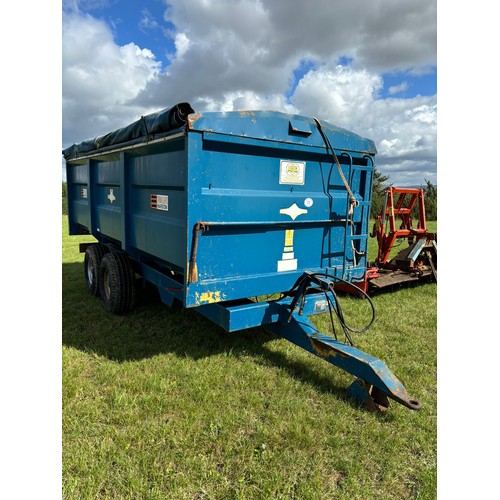 73 - AS Marston 10 ton trailer with roll over sheet. 2005