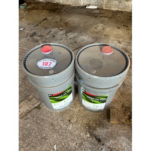 187 - Deutz Fahr gear oil 90LS 20L - 2