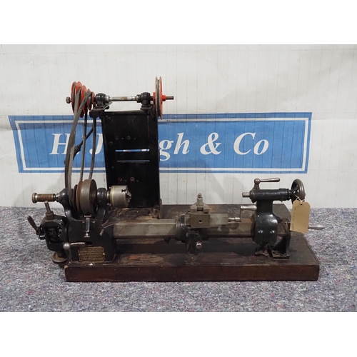 1 - Pittler miniature fine tooling lathe. No. 35L38