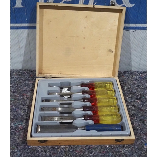 104 - Marples chisels, boxed