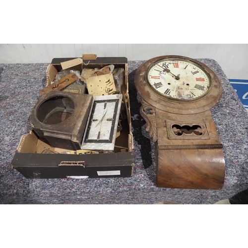 13 - Various clock parts and spares