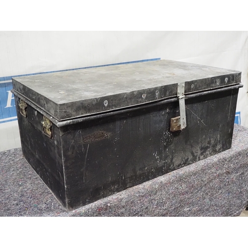 135 - Large metal tool chest