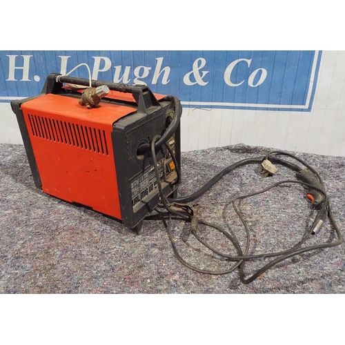 149 - Sealey dual MIG 110 welder and box of rods