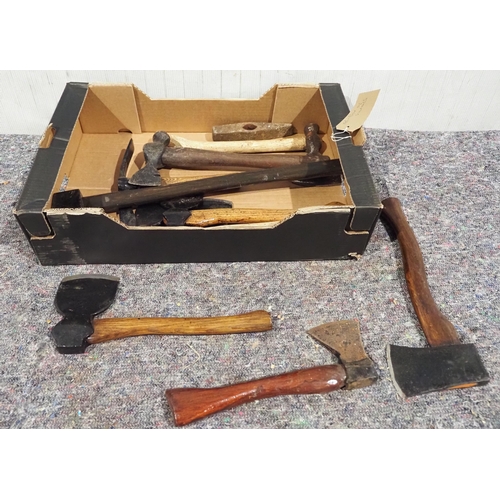 153 - Box of hatchets