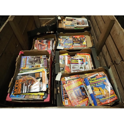 205 - Large quantity of woodworking magazines