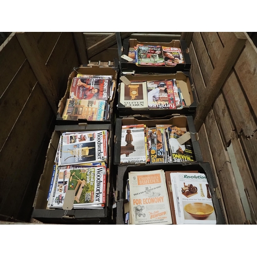 206 - Large quantity of woodworking magazines