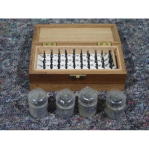 61 - Holtzapffel drill bits and Taylor Hobson drill bits