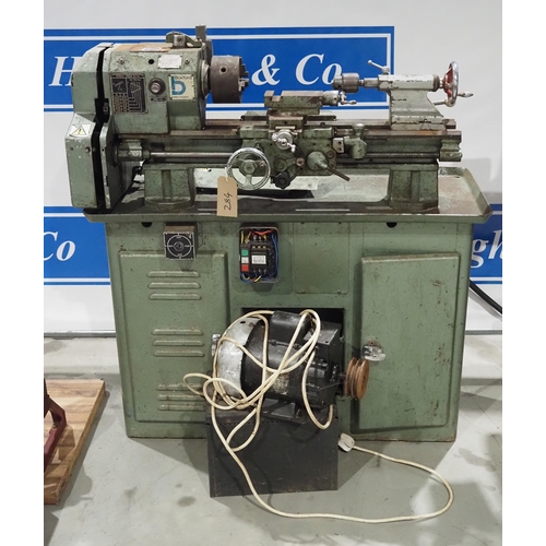 284 - Boxford metal working variable speed lathe with 27