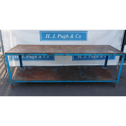 321 - Metal work bench 98