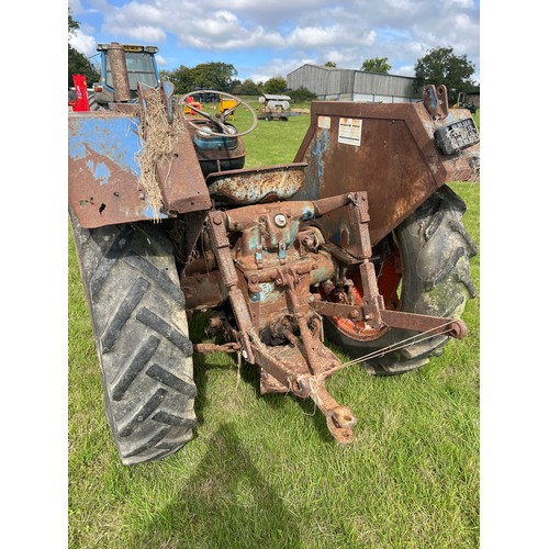 168 - Fordson Major tractor. Last used approx. 10 years ago, will need recommissioning. Runs.