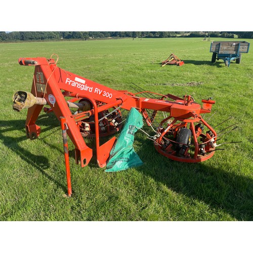 208 - Fransgard RV300 hay turner. Manual in office