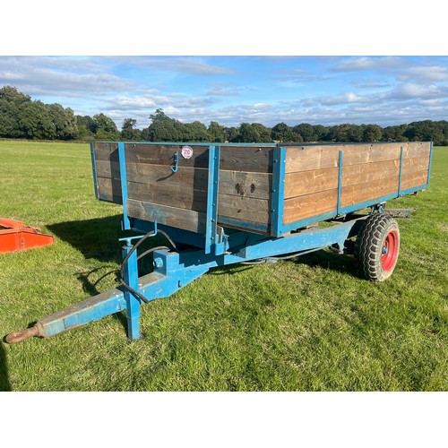 210 - Old Weeks 4T tipper with wood floor and side