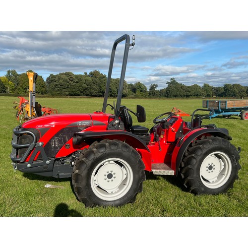 206 - Antonio Carraro TRX7800s forward reverse drive 70hp alpine tractor. Showing 6 hours on the clock, ca... 