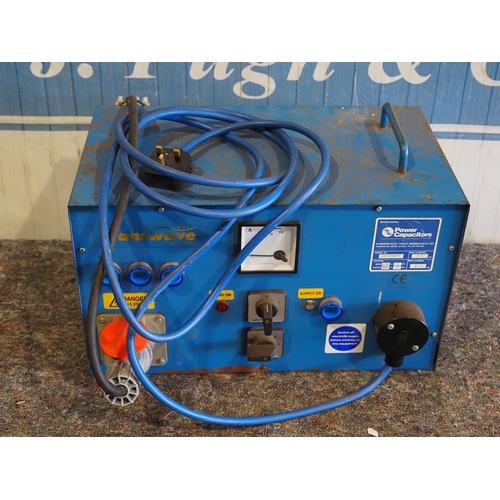 280 - Transwave 3 Phase inverter 3.7kw with digital voltmeters