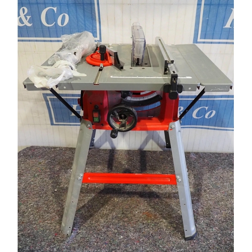 330 - Lumber Jack rise and fall tilting table saw