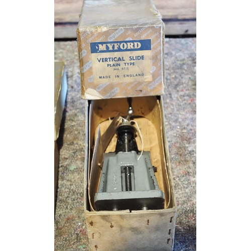 393 - Myford vertical slide in box