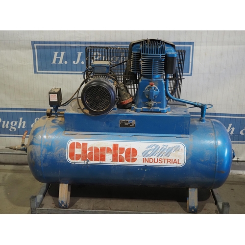 416 - Clarke SE36C270 industrial air compressor, 3 phase