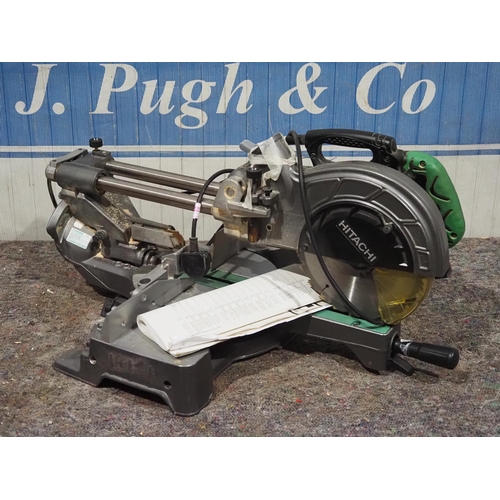 515 - Hitachi C8FSE mitre saw. 240v